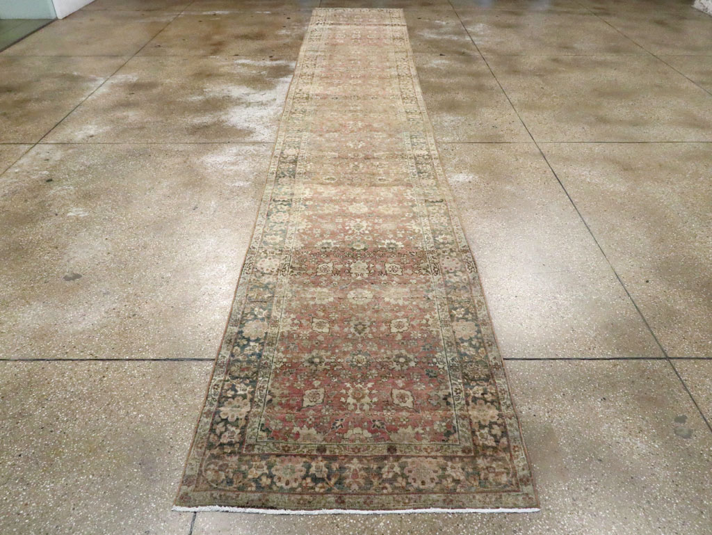 Vintage Persian Tabriz Runner, No.15501 - Galerie Shabab