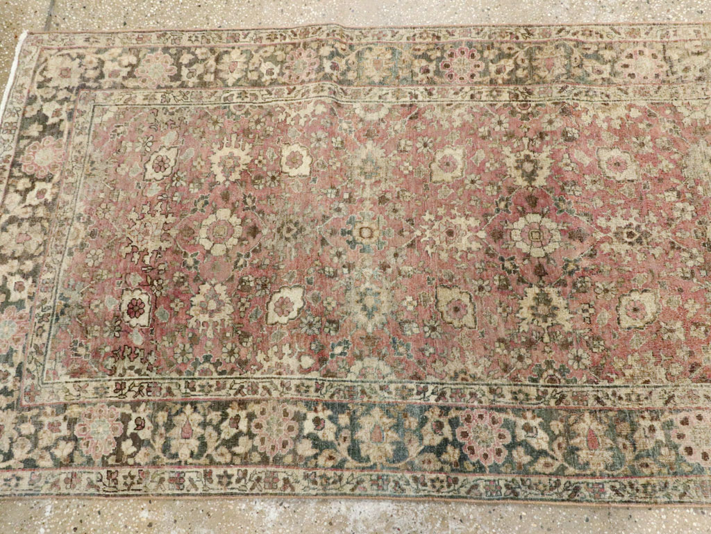 Vintage Persian Tabriz Runner, No.15501 - Galerie Shabab