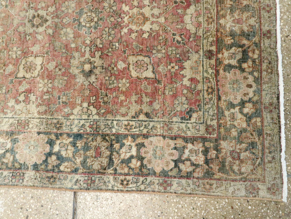 Vintage Persian Tabriz Runner, No.15501 - Galerie Shabab