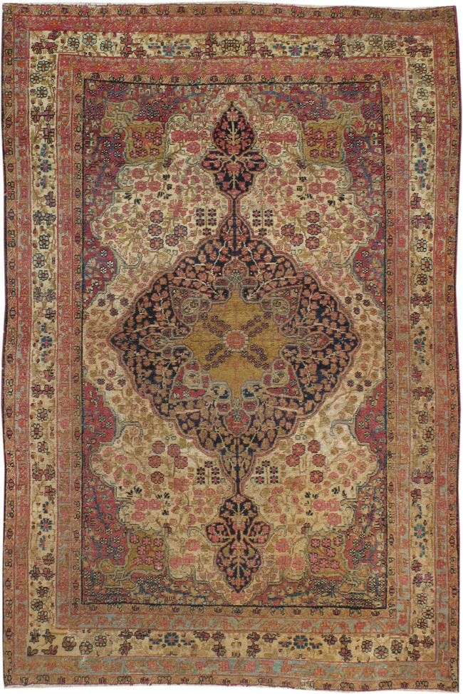 Antique Lavar Kerman Rug, No.15506 - Galerie Shabab