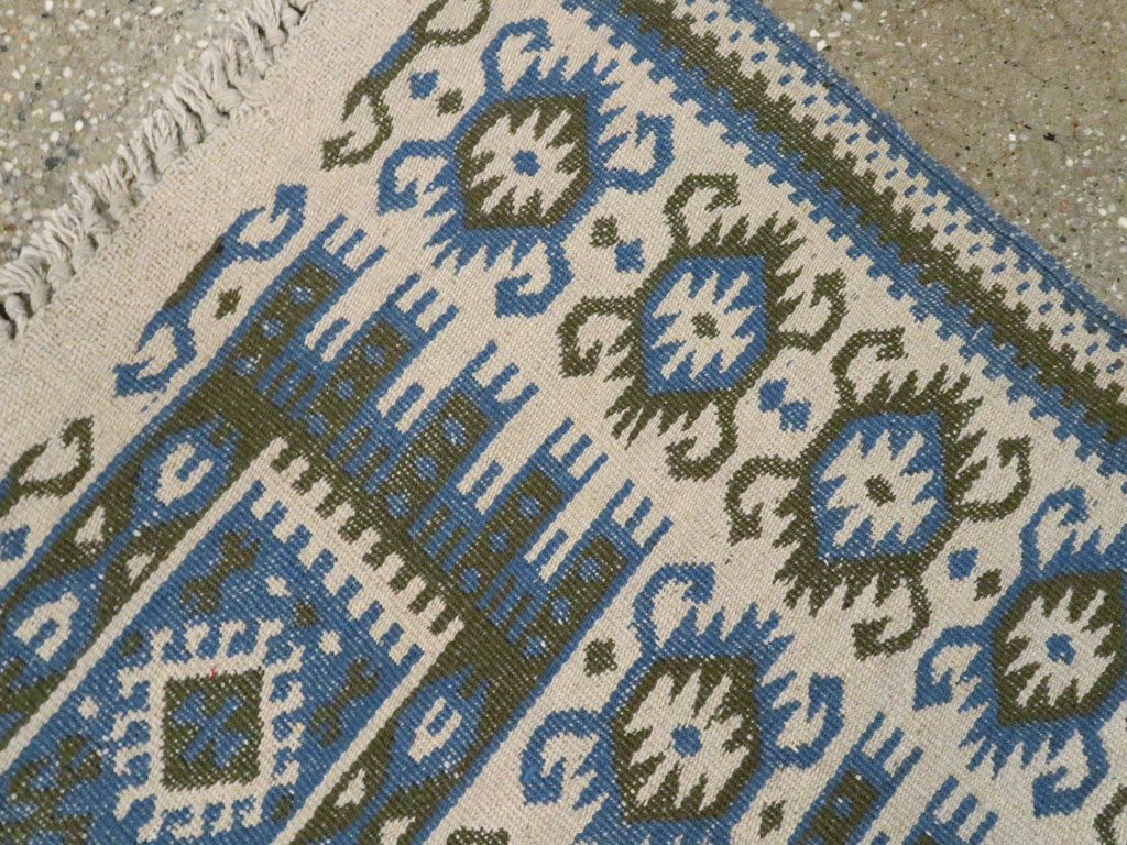 Vintage Swedish Flatweave Kilim Rug, No.15507 - Galerie Shabab