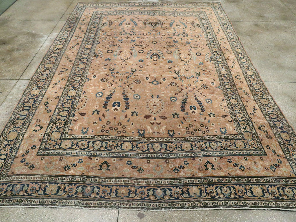 Antique Persian Mashad Carpet, No.15508 - Galerie Shabab