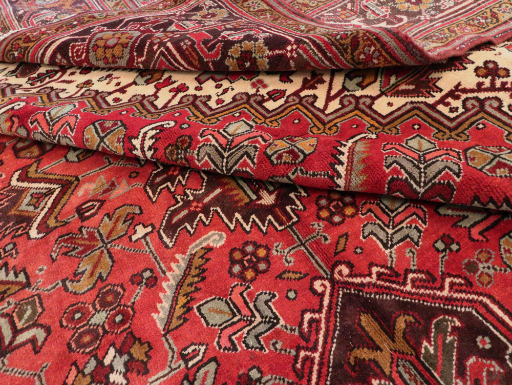 Vintage Persian Heriz Carpet, No.15530 - Galerie Shabab