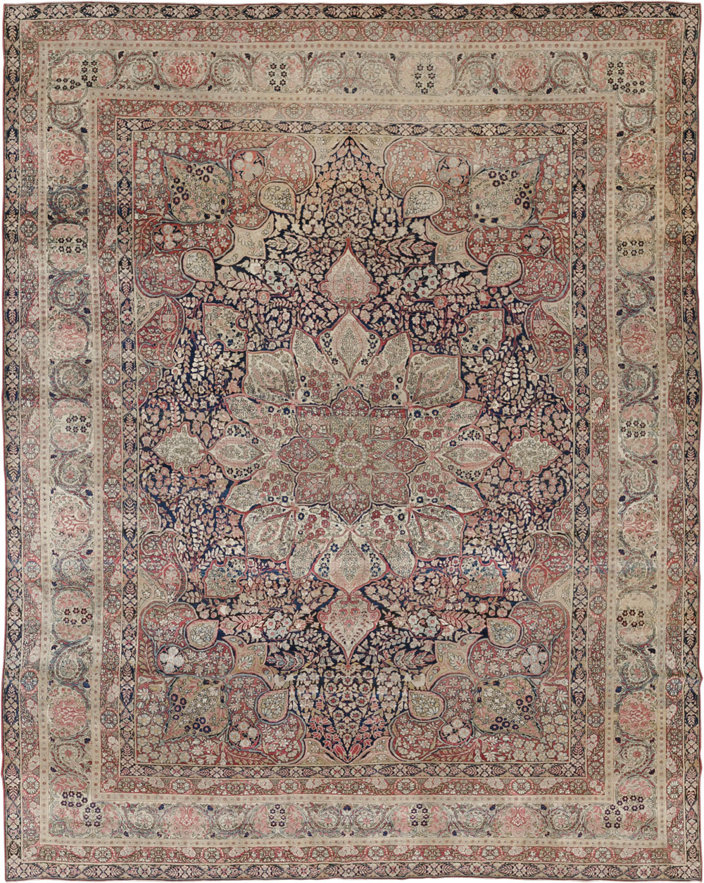 Antique Persian Lavar Kerman Carpet, No.15532 - Galerie Shabab