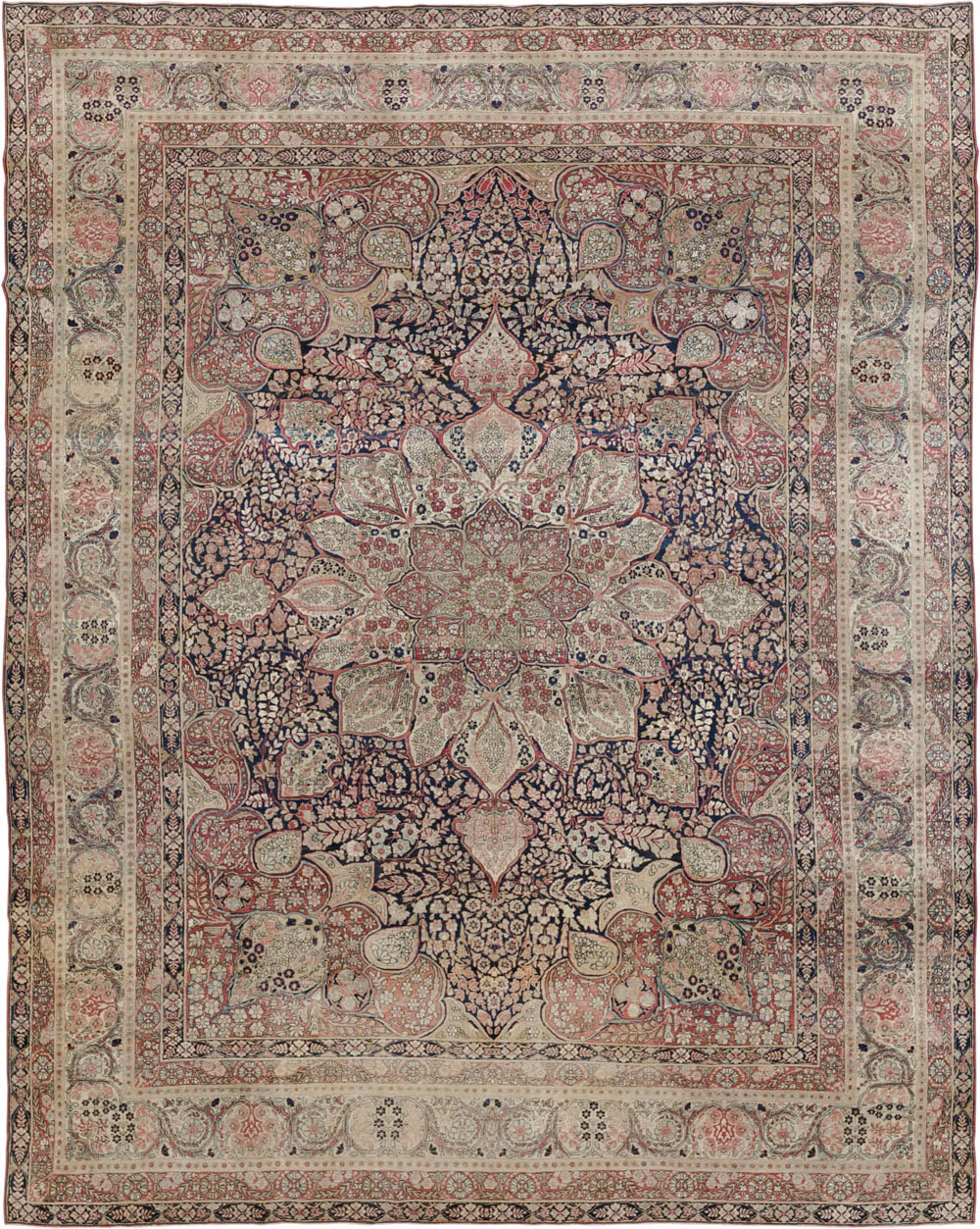 Antique Persian Lavar Kerman Carpet, No.15532 - Galerie Shabab