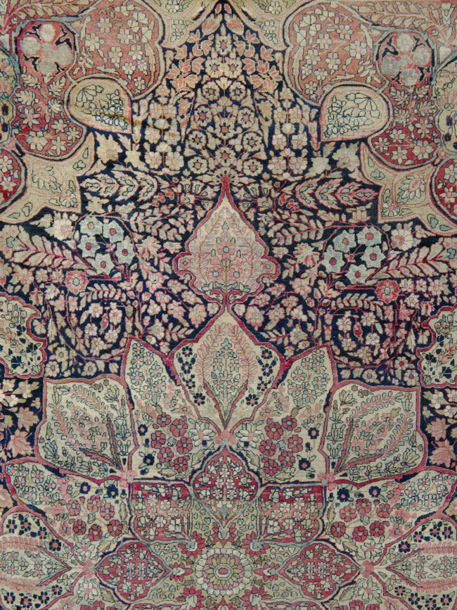 Antique Persian Lavar Kerman Carpet, No.15532 - Galerie Shabab
