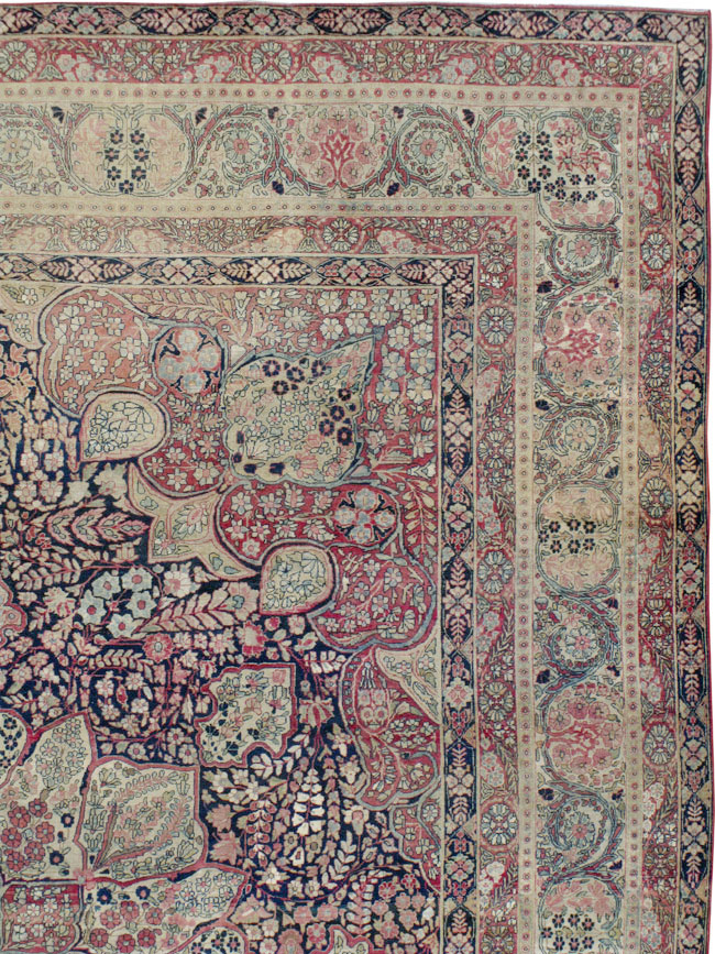 Antique Persian Lavar Kerman Carpet, No.15532 - Galerie Shabab