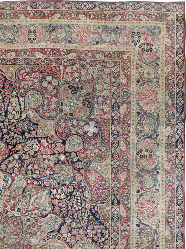 Antique Persian Lavar Kerman Carpet, No.15532 - Galerie Shabab