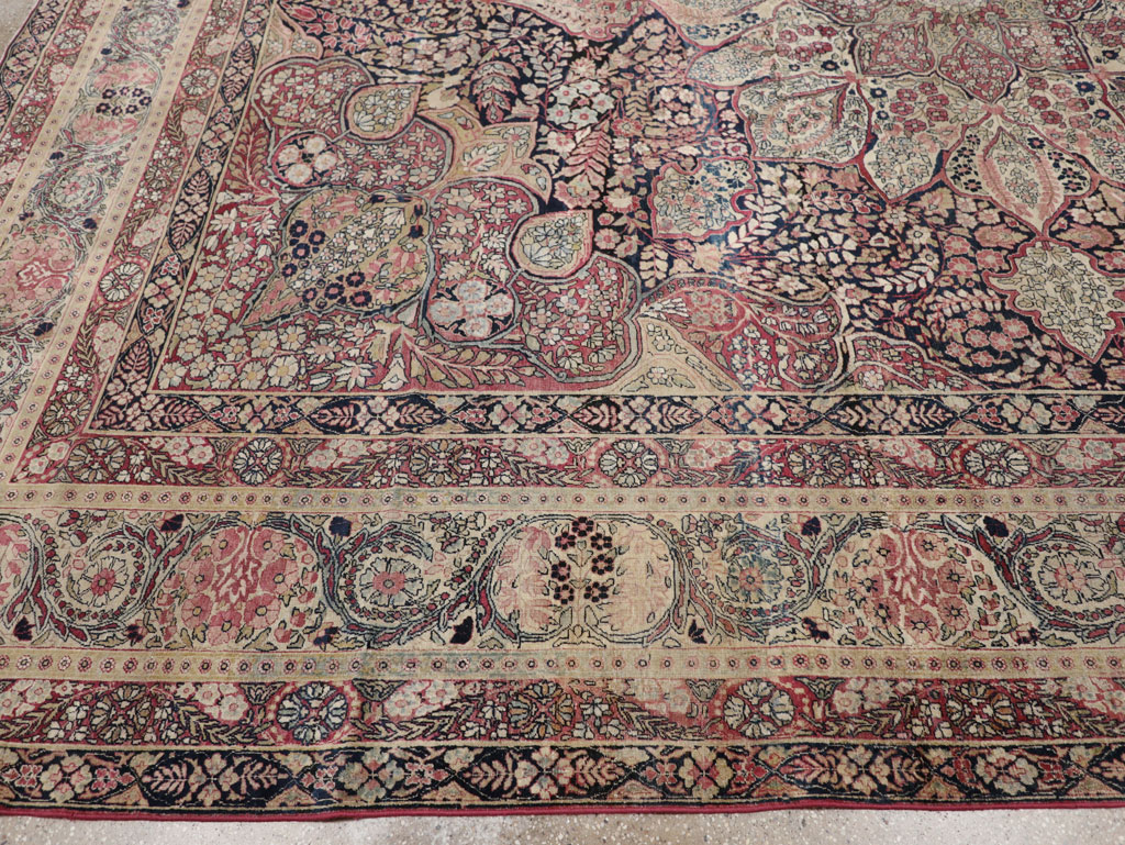 Antique Persian Lavar Kerman Carpet, No.15532 - Galerie Shabab
