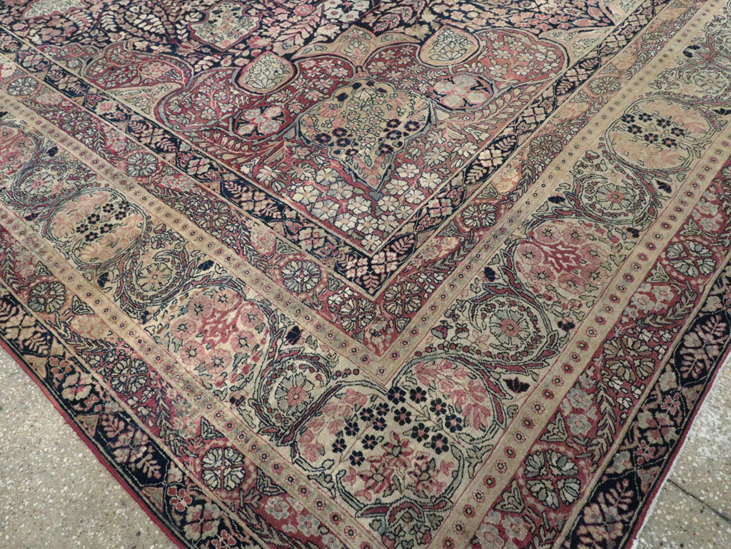 Antique Persian Lavar Kerman Carpet, No.15532 - Galerie Shabab