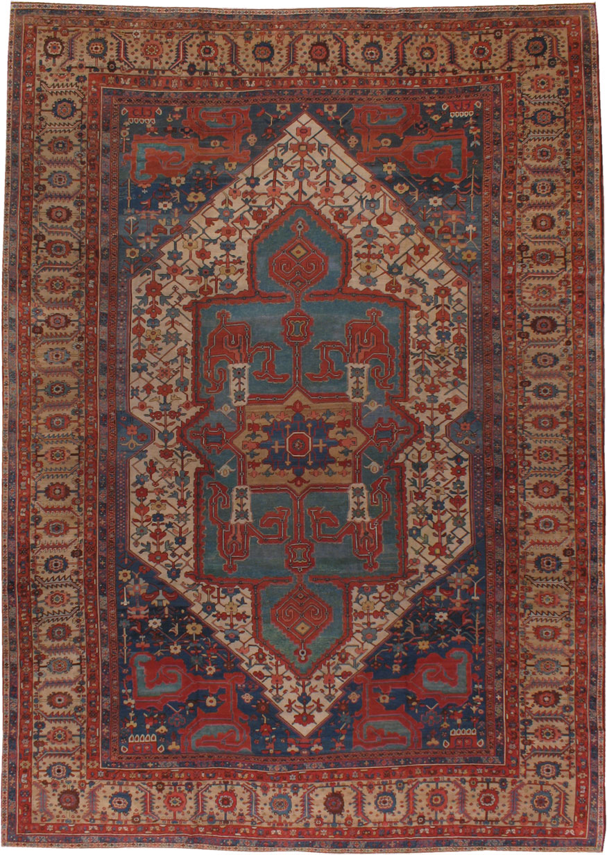 Antique Bakshaish Carpet, No.15534 - Galerie Shabab