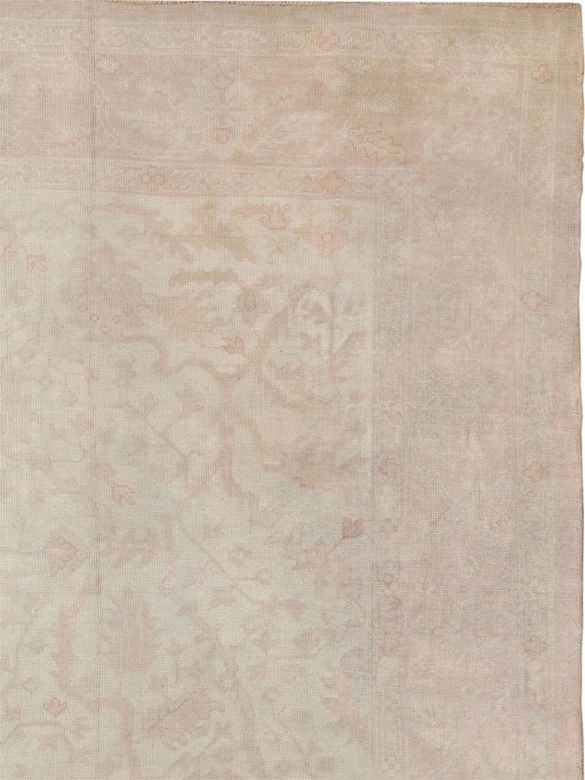 Vintage Turkish Oushak Room Size Carpet, No.15537 - Galerie Shabab