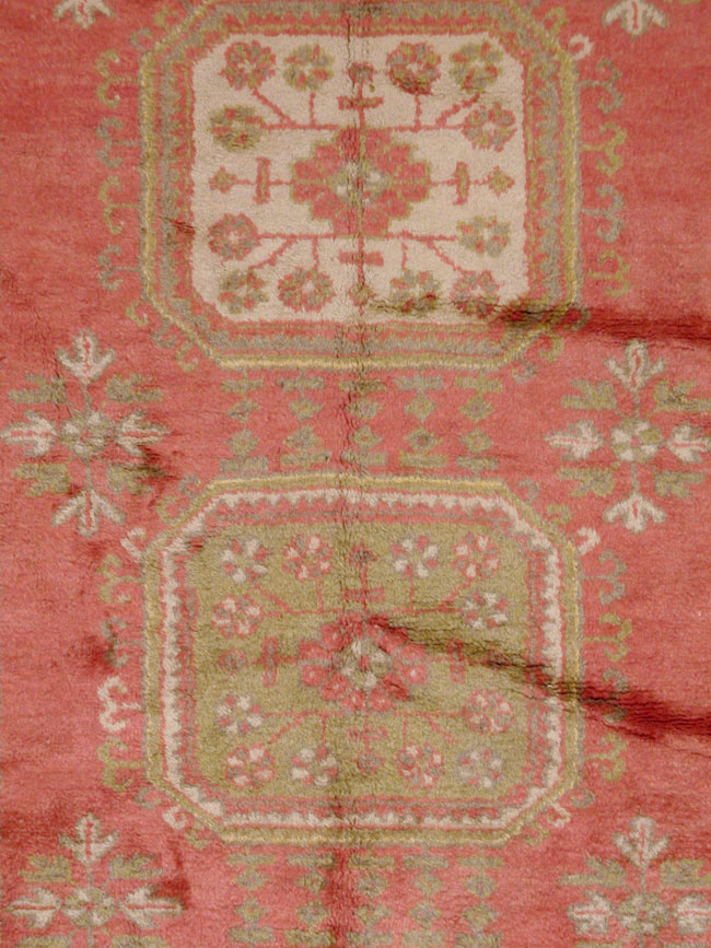 Antique Turkish Oushak Carpet, No.15555 - Galerie Shabab