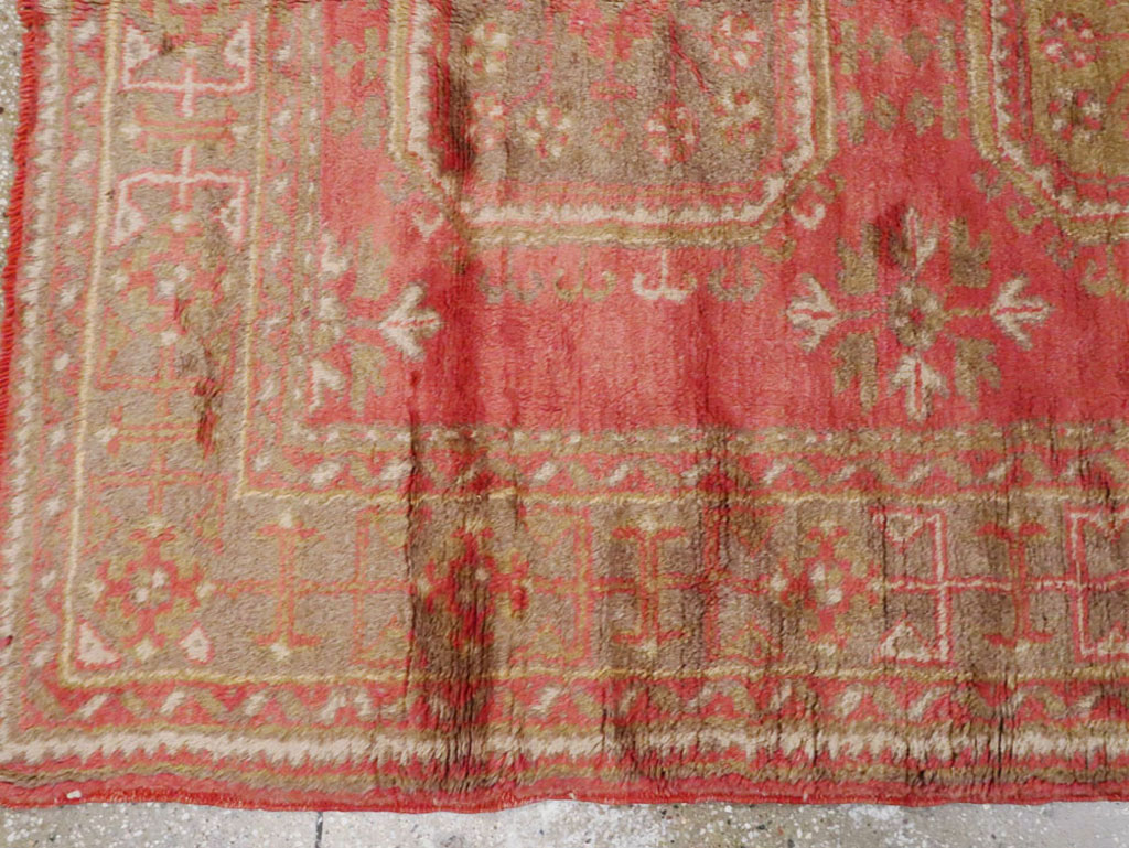 Antique Turkish Oushak Carpet, No.15555 - Galerie Shabab