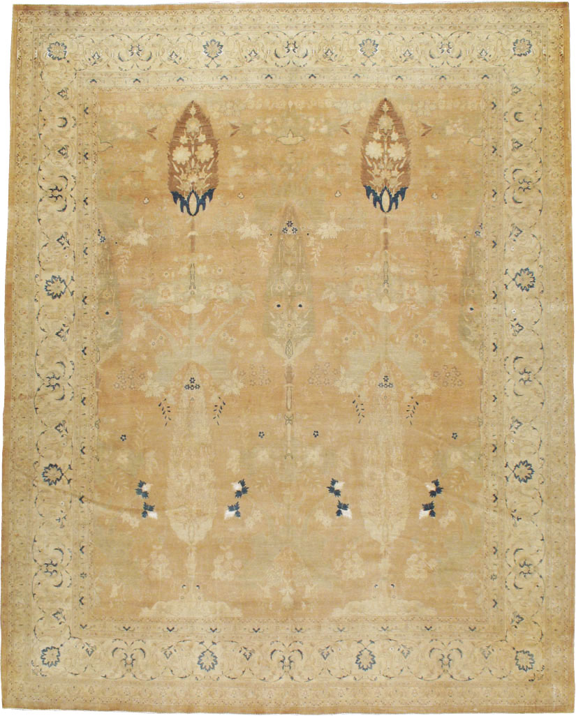 Antique Persian Tabriz Carpet, No.15593 - Galerie Shabab