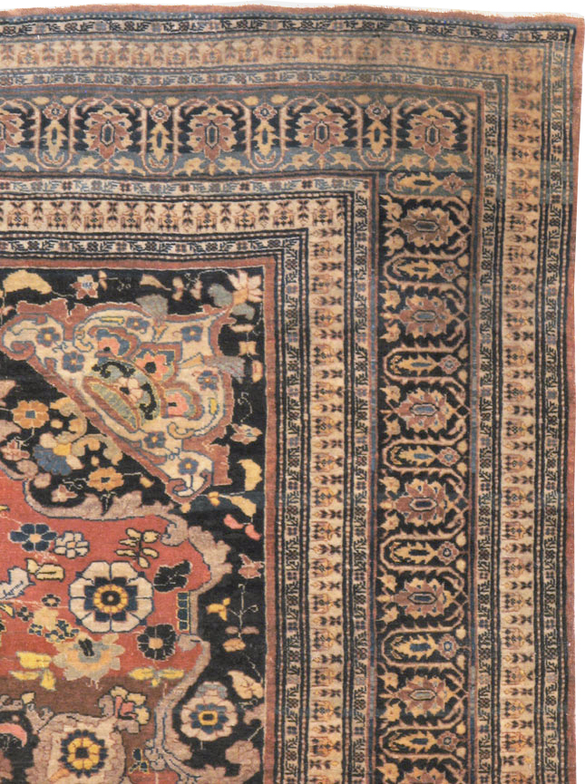 Antique Persian Tabriz Haji Jalili Rug, No.15602 - Galerie Shabab