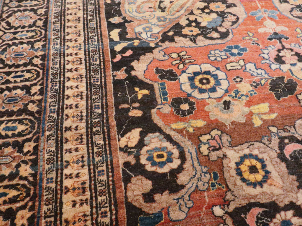 Antique Persian Tabriz Haji Jalili Rug, No.15602 - Galerie Shabab