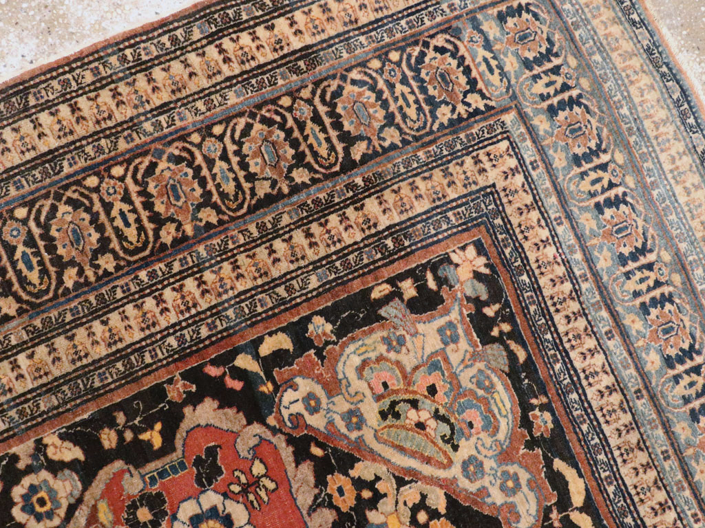 Antique Persian Tabriz Haji Jalili Rug, No.15602 - Galerie Shabab
