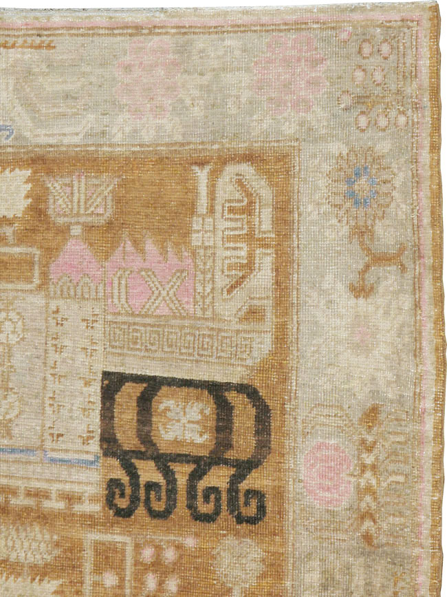 Antique East Turkestan Khotan Rug, No.15603 - Galerie Shabab