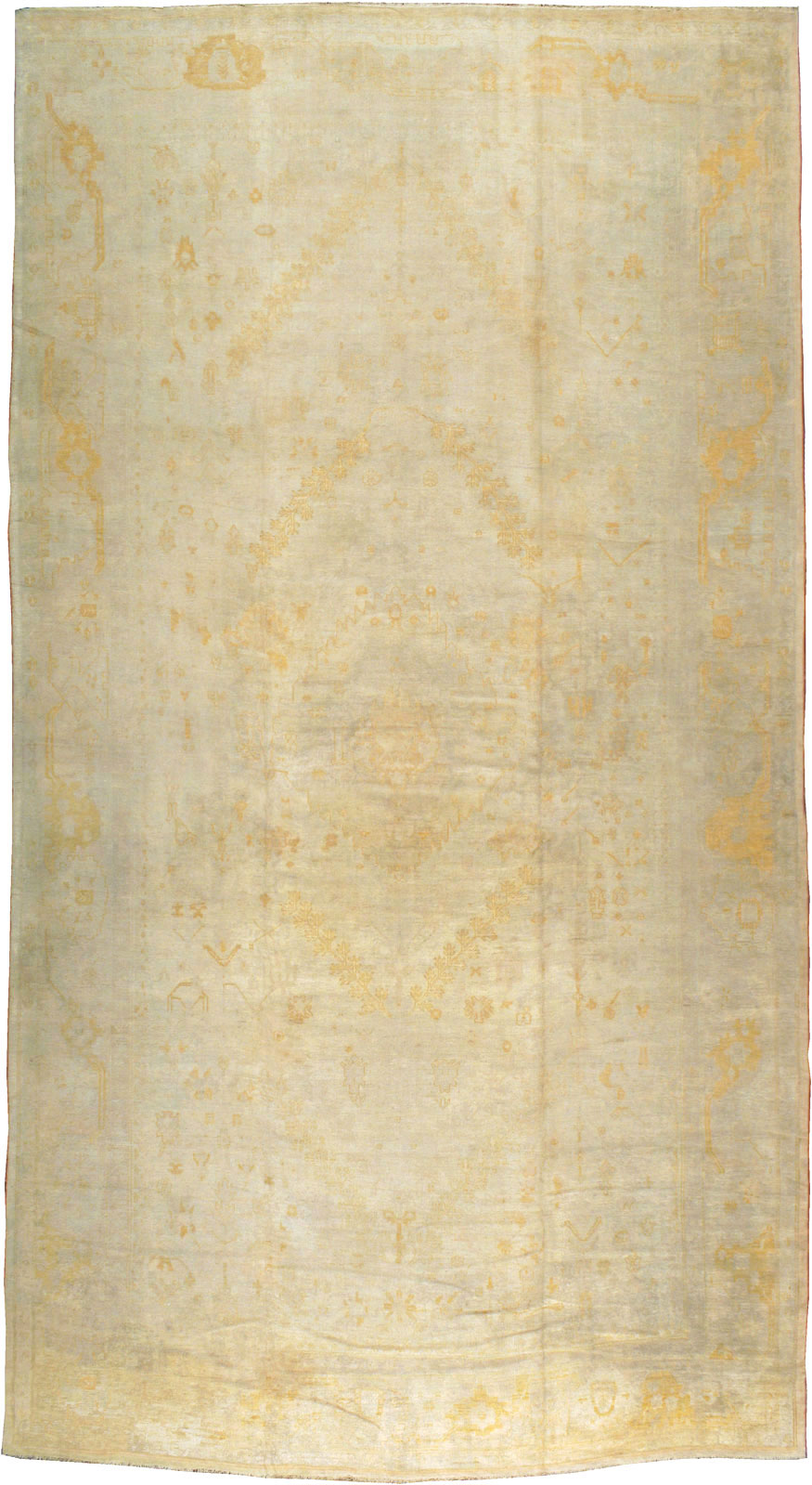 Antique Turkish Oushak Oversize Carpet, No.15605 - Galerie Shabab