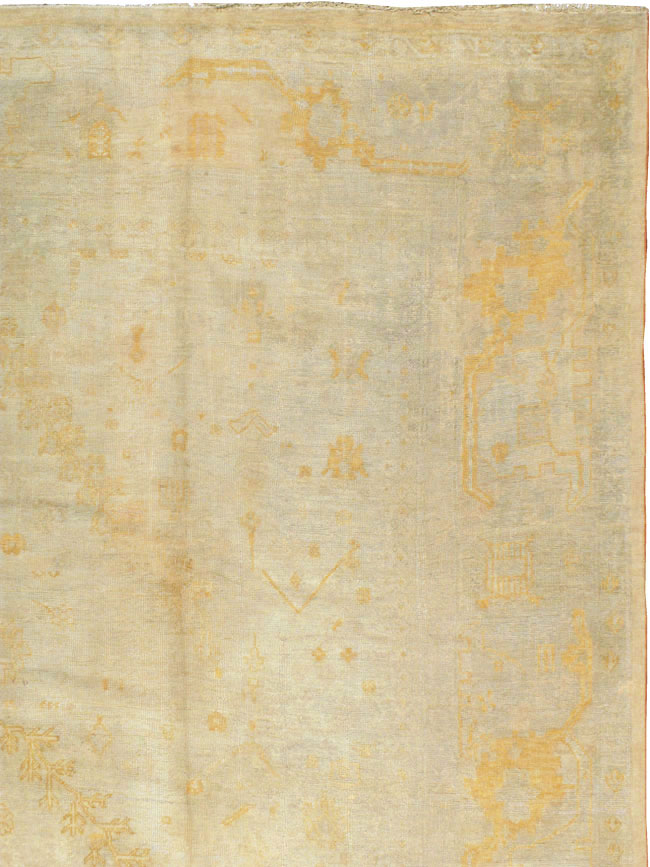 Antique Turkish Oushak Oversize Carpet, No.15605 - Galerie Shabab
