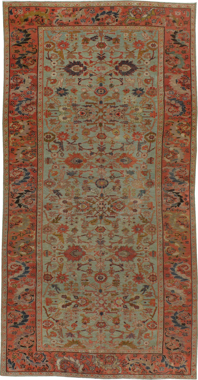 Antique Malayer Gallery Carpet, No.15608 - Galerie Shabab