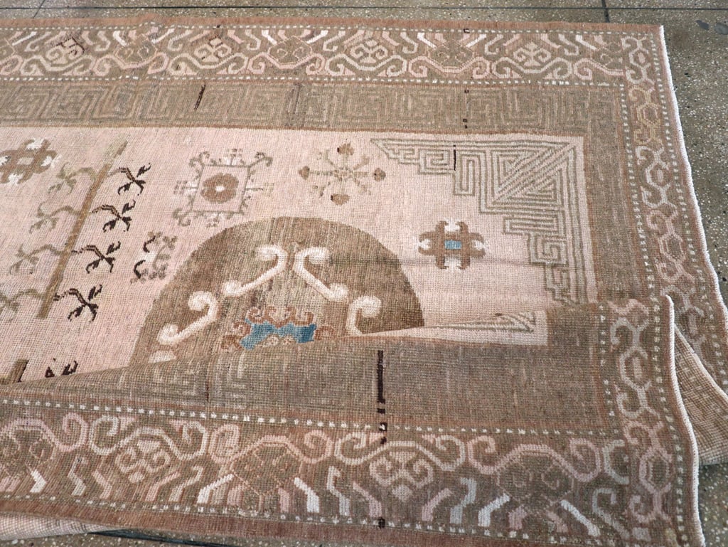 Antique East Turkestan Khotan Carpet, No.15612 - Galerie Shabab