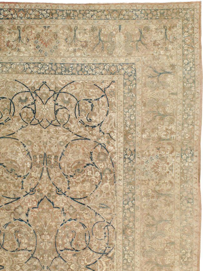 Antique Persian Tabriz Carpet, No.15618 - Galerie Shabab