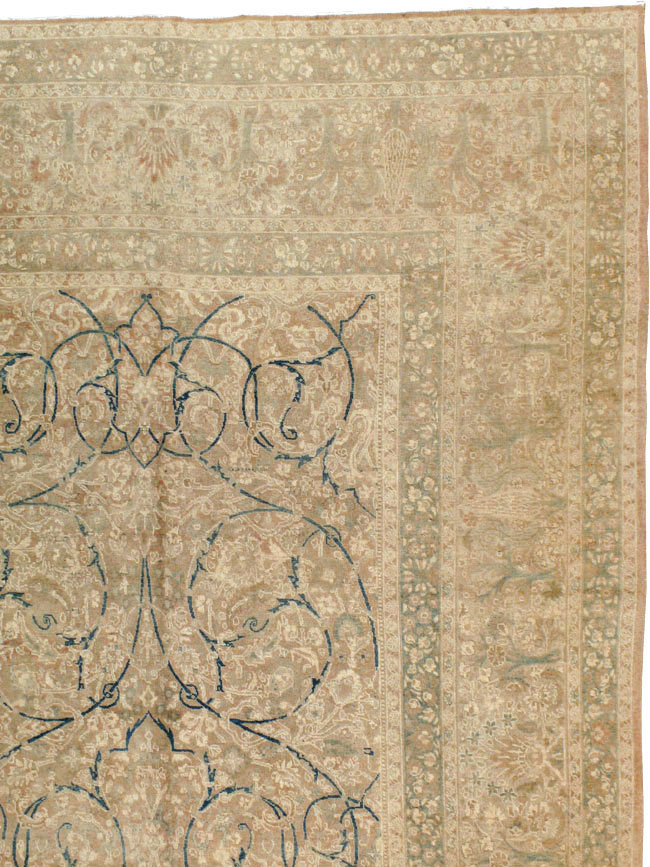 Antique Persian Tabriz Carpet, No.15618 - Galerie Shabab