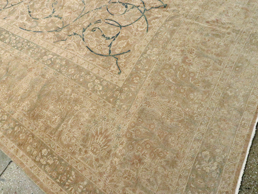 Antique Persian Tabriz Carpet, No.15618 - Galerie Shabab