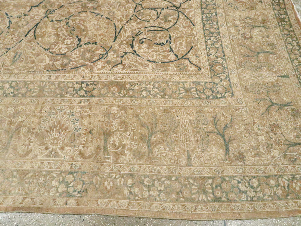 Antique Persian Tabriz Carpet, No.15618 - Galerie Shabab