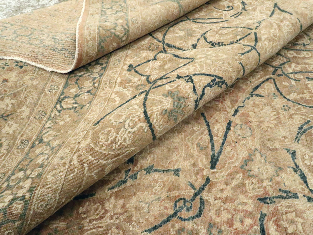 Antique Persian Tabriz Carpet, No.15618 - Galerie Shabab