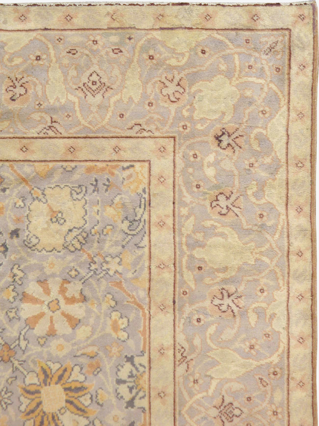 Vintage European Oushak Carpet, No.15626 - Galerie Shabab