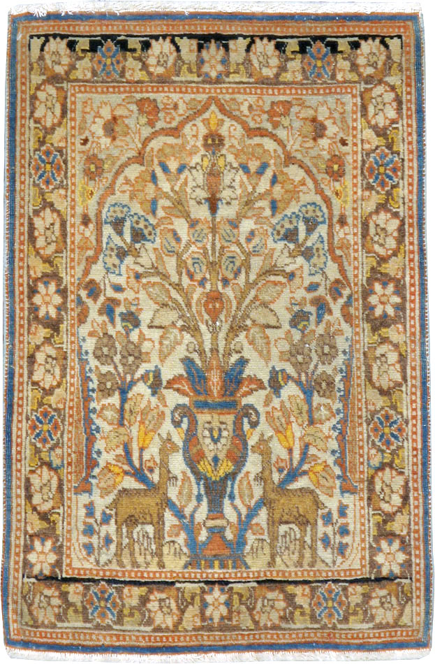 Antique Persian Tabriz Hagi Jalili Rug, No.15632 - Galerie Shabab