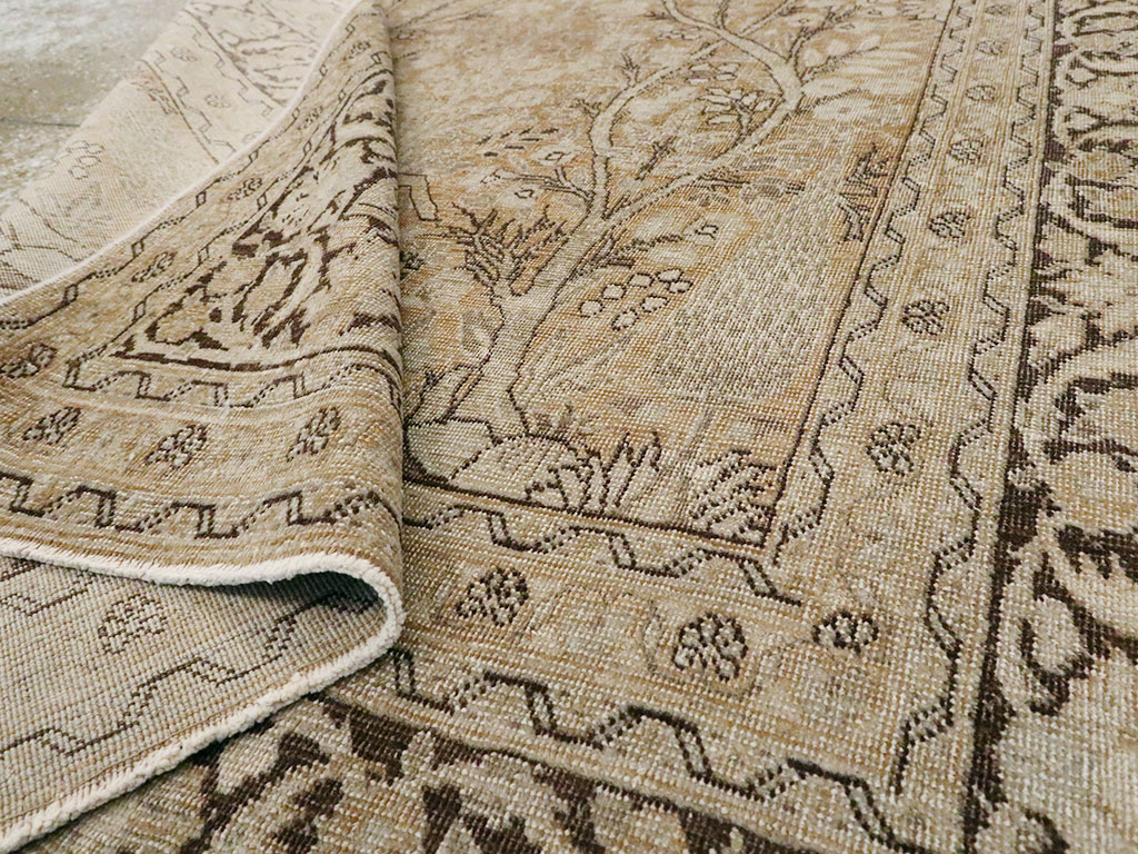 Antique Persian Tabriz Rug, No.15633 - Galerie Shabab