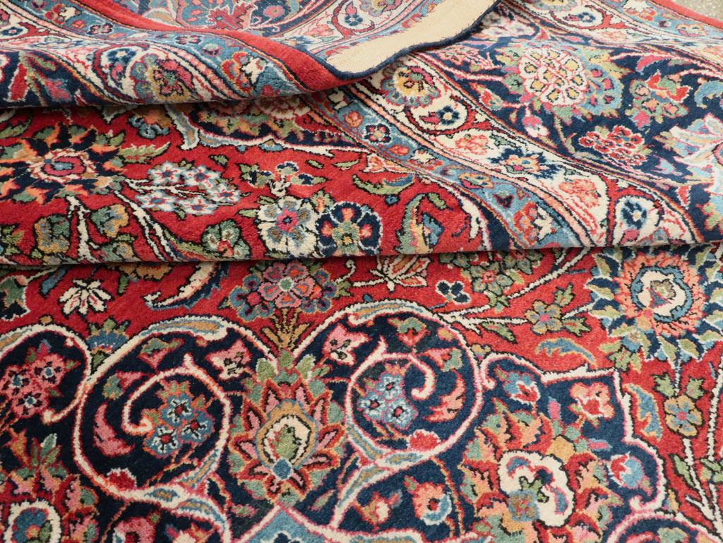 Vintage Persian Kashan Carpet, No.15653 - Galerie Shabab