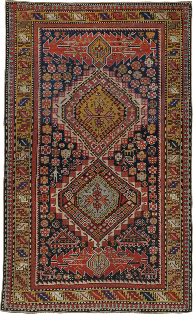 Antique Shirvan Rug, No.15690 - Galerie Shabab