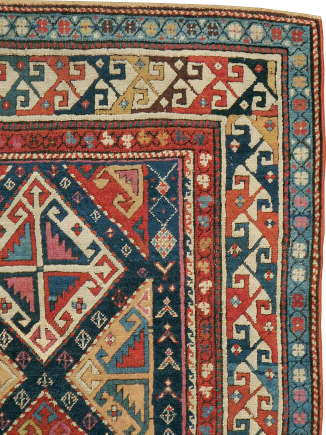Antique Caucasian Shirvan Rug, No.15691 - Galerie Shabab