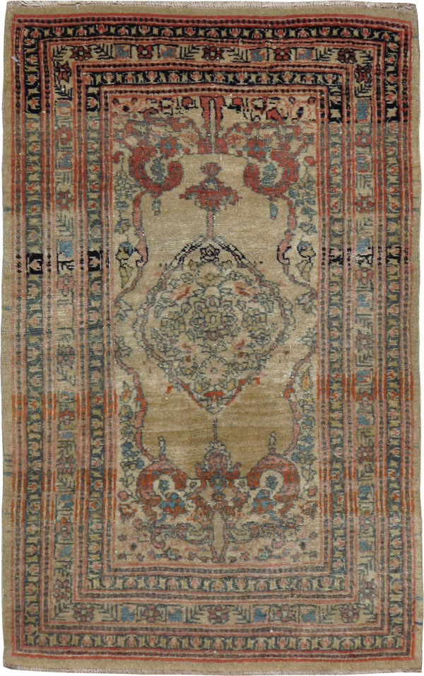 Antique Tabriz Hagi Jalili Rug, No.15699 - Galerie Shabab