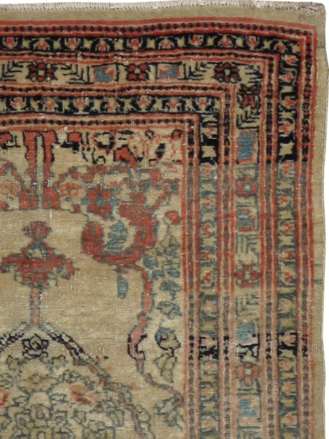 Antique Tabriz Hagi Jalili Rug, No.15699 - Galerie Shabab