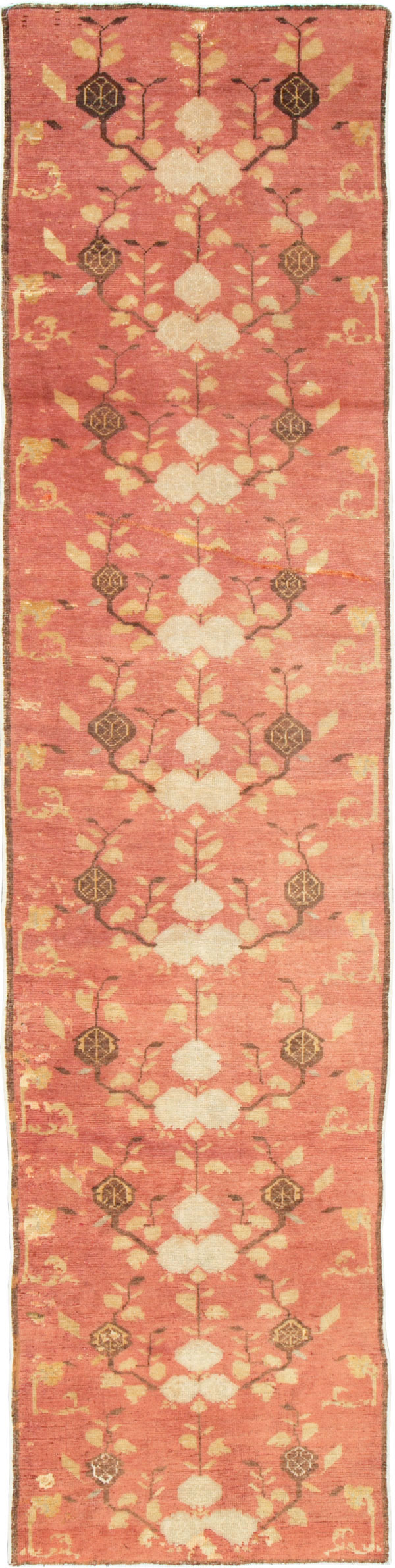 Vintage Turkish Oushak Runner, No.15712 - Galerie Shabab
