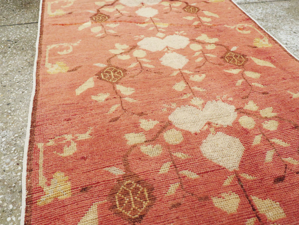 Vintage Turkish Oushak Runner, No.15712 - Galerie Shabab