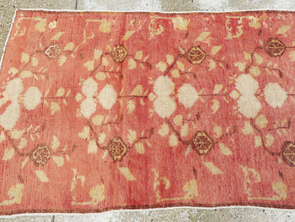 Vintage Turkish Oushak Runner, No.15712 - Galerie Shabab