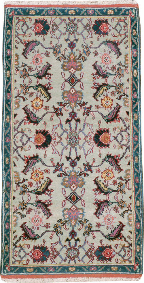 Antique Indian Agra Rug (Pair: 2 of 2), No.15747 - Galerie Shabab
