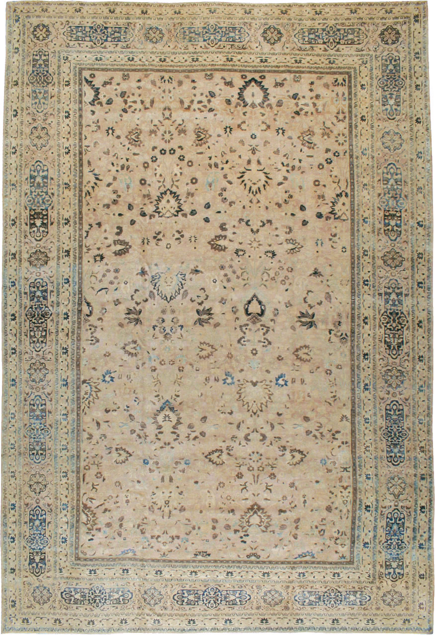 Antique Persian Mashad Carpet, No.15760 - Galerie Shabab