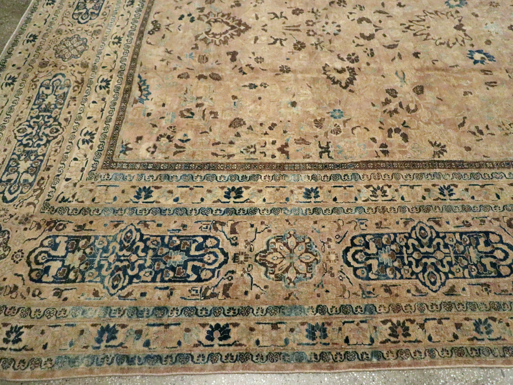 Antique Persian Mashad Carpet, No.15760 - Galerie Shabab