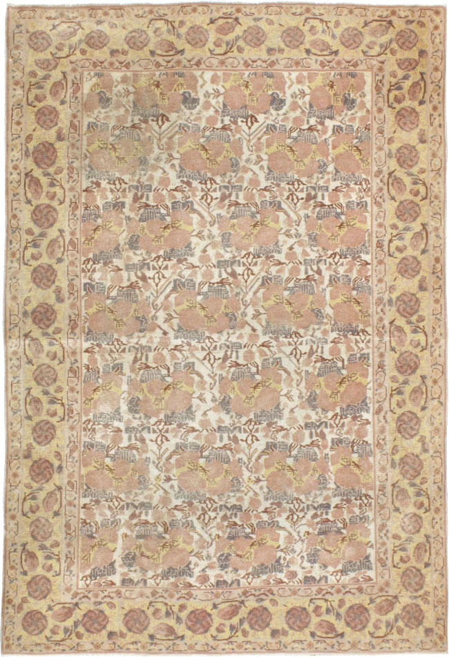 Antique Indian Lahore Rug, No.15761 - Galerie Shabab