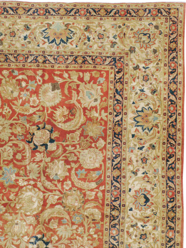 Antique Persian Tabriz Carpet, No.15763 - Galerie Shabab