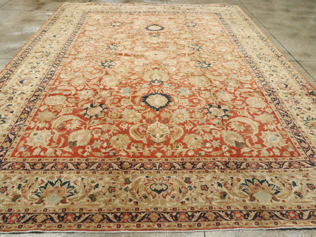 Antique Persian Tabriz Carpet, No.15763 - Galerie Shabab