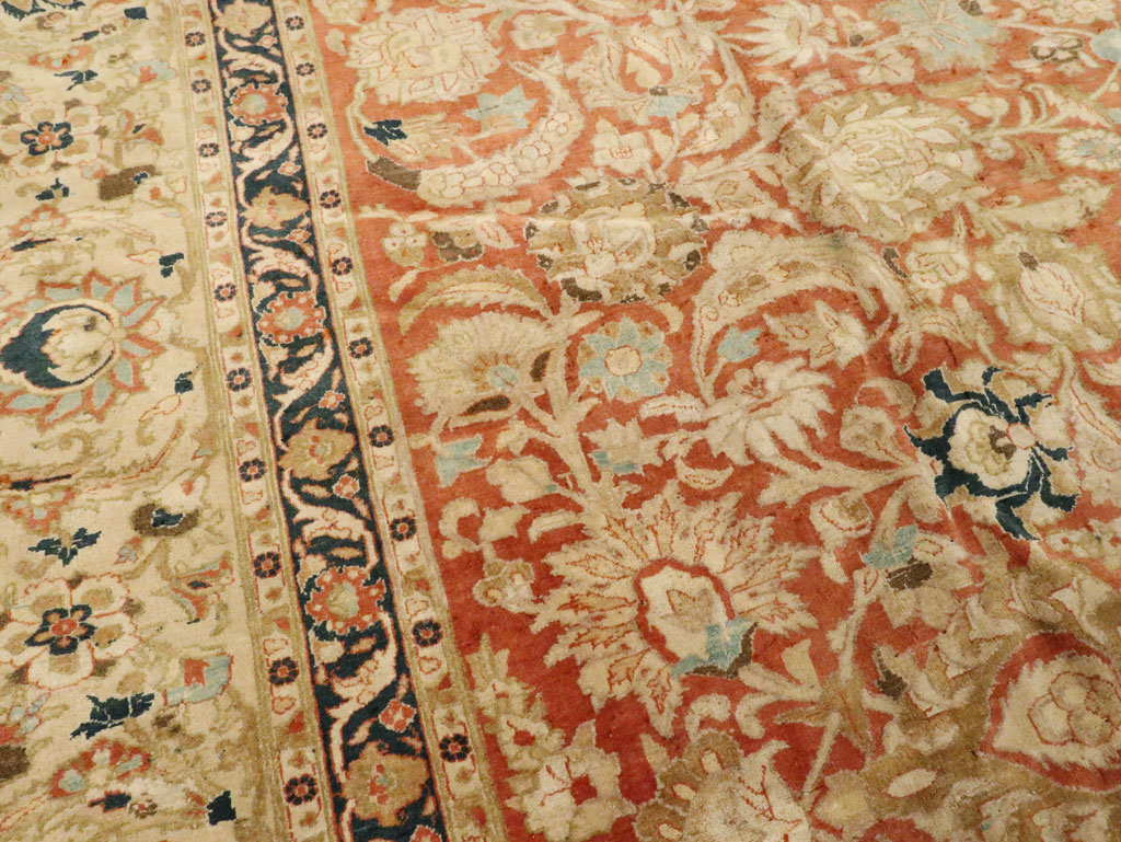 Antique Persian Tabriz Carpet, No.15763 - Galerie Shabab
